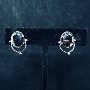 Sterling Silver Screw Back Earrings